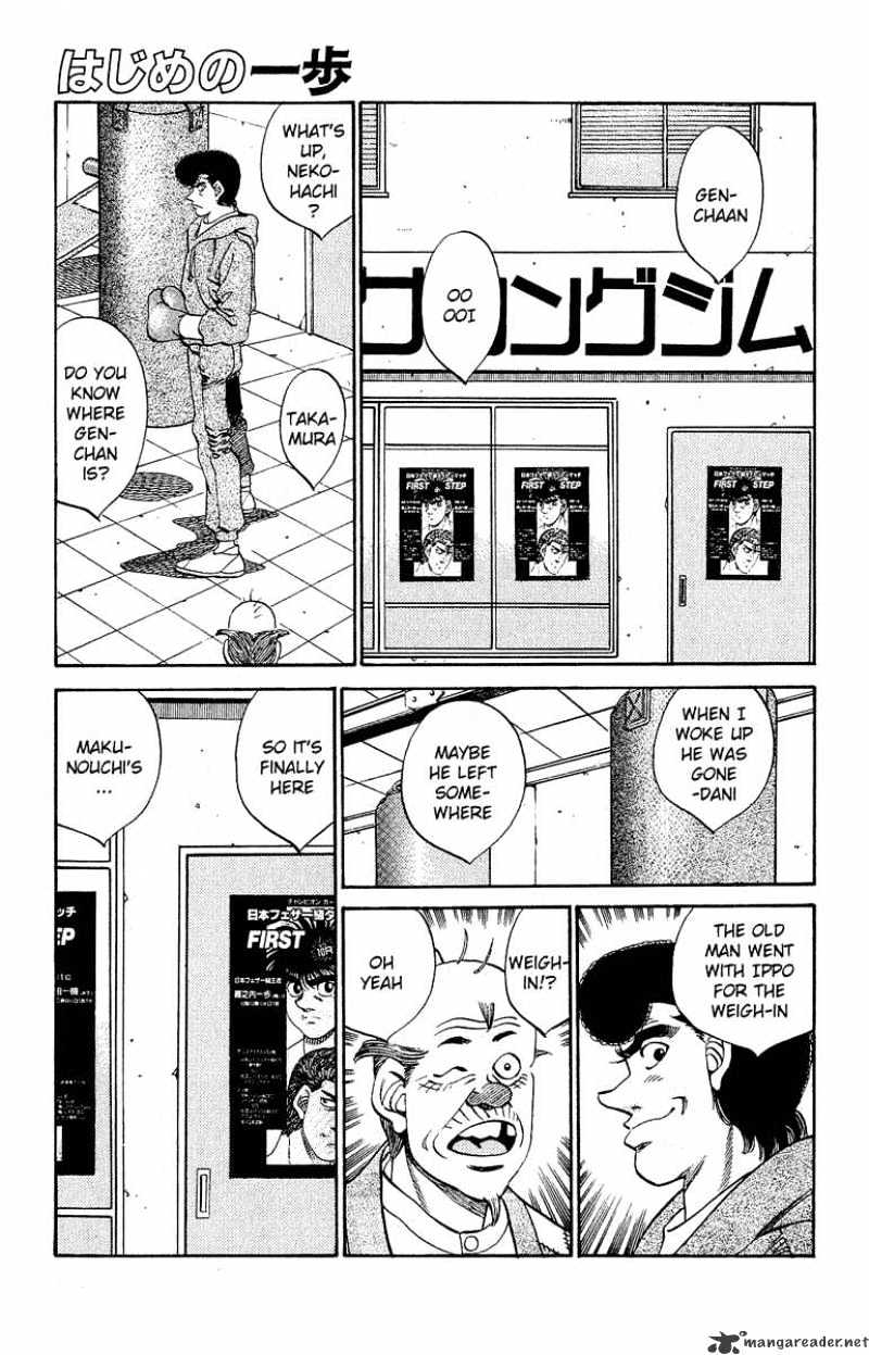 Hajime no Ippo: Fighting Spirit, Chapter 299 image 01